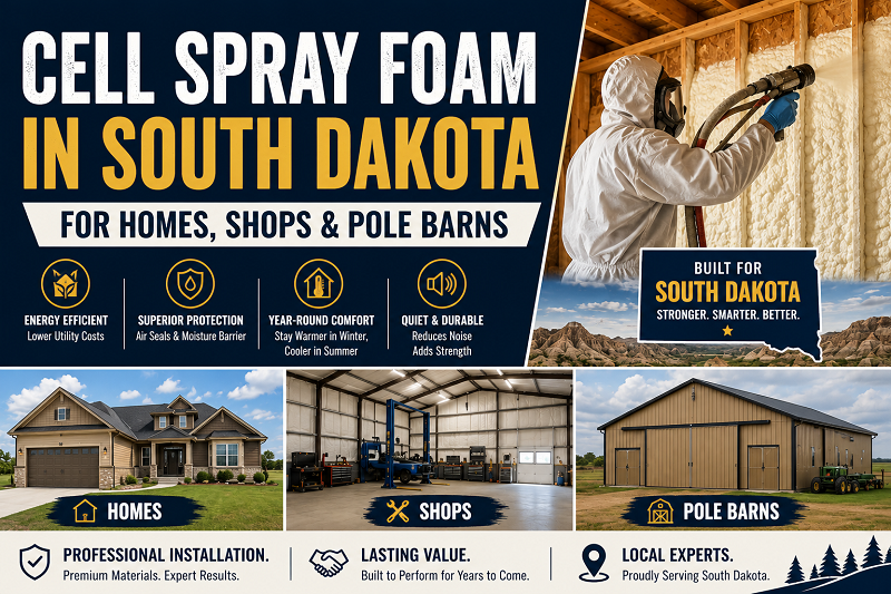 Cell Spray Foam in South Dakota