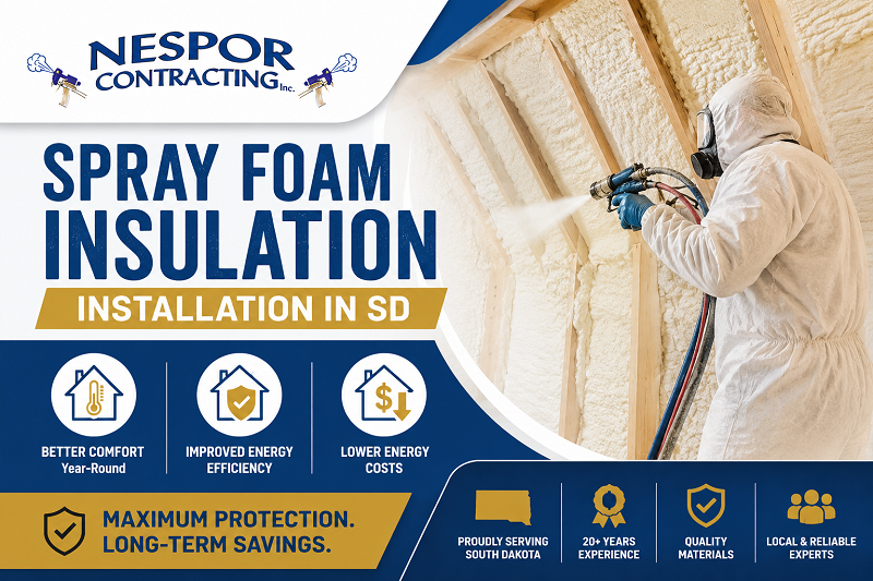 Spray Foam Insulation Installation in SD